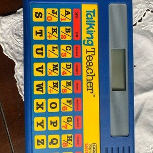 Blue and Yellow Talking Teacher Electronic Toy